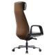 Кресло HAWASAN (ХАВАСАН) PREMIUM EX-820, синхромеханизм, слайдер, экокожа, графит/коричневое, 533238. Фото товара с разных ракурсов.